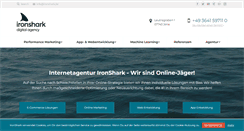 Desktop Screenshot of ironshark.de